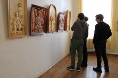 Студенты техникума на выставке в музее