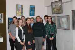 Открытие выставки молодых  художников 